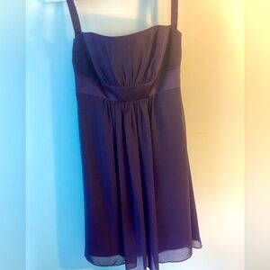 Alfred Angelo eggplant cocktail/bridesmaid dress. Size 12